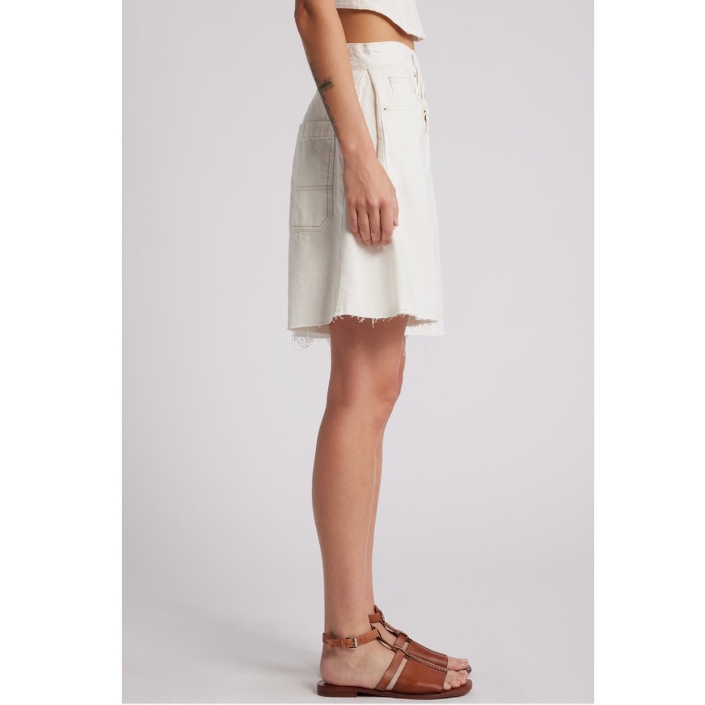 Free People White Jean Shorts - Picture 4 of 15